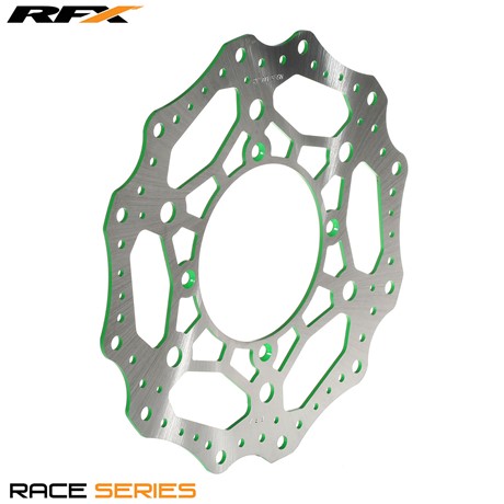 RFX Race Front Disc (Green) Kawasaki KX125 89-02 KX250 87-02