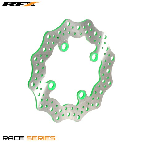 RFX Race Front or Rear Disc (Green) Kawasaki KX65 00-16 RM65 03-05