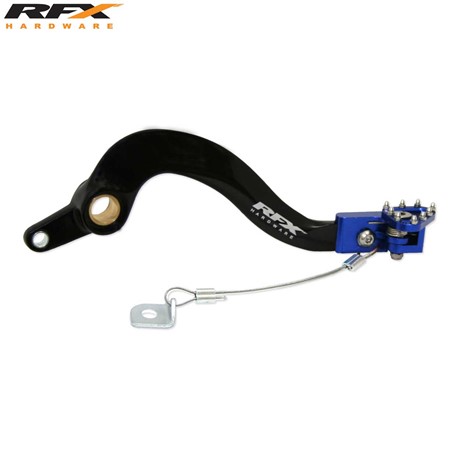 RFX Pro Flexi Tip Rear Brake Lever (Black/Blue) Yamaha YZF450 10-15 WRF450 12-15