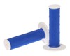 RFX Pro Series 20400 Dual Compound Grips White Ends (Blue/White) Pair