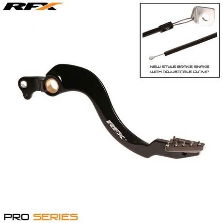 RFX Pro Series ST Rear Brake Lever (H3 Black/H2 Titan) Honda CRF250 10-15 CRF450 05-15