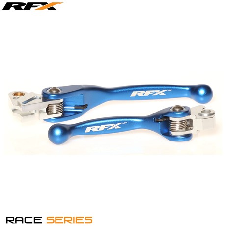 RFX Race Series Forged Flexible Lever Set (Blue) Kawasaki KXF250/450 04-12 Yamaha YZ125/250 01-07 YZF250 01-06 YZF426/450 01-07