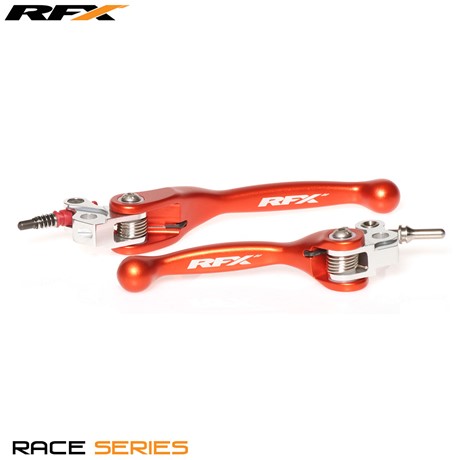 RFX Race Series Forged Flexible Lever Set (Orange) KTM SX 65 12-13