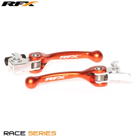 RFX Race Series Forged Flexible Lever Set (Orange) KTM SX/EXC250/300 06-13 SXF/EXCF250 06-13 SXF/EXCF350 11-13 EXCF400 08-13 EXCF450/505 07-13