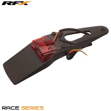 RFX Race Rear LED Tail Light (Black) Universal 3-way Stop and Tail