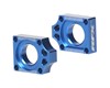 RFX Pro Rear Axle Adjuster Blocks (Blue) Yamaha YZF250/450 09-13