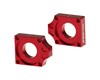 RFX Pro Rear Axle Adjuster Blocks (Red) Honda CRF150 07-15