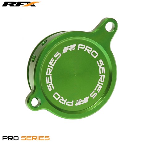 RFX Pro Series Filter Cover (Green) Kawasaki KXF450 06-15