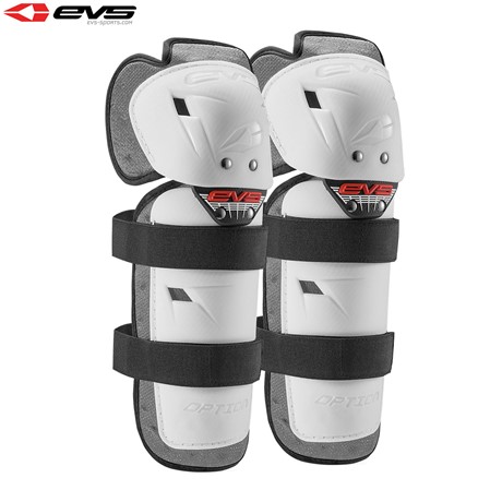 EVS 2016 Option Knee Guards Adult (White) Pair Size Adult