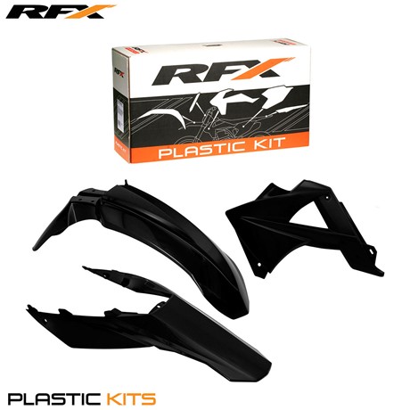 RFX Plastic Kit Gas Gas (Black) MC-EC-FSR125-250-300-450 10 (3 Pc Kit)