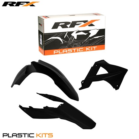 RFX Plastic Kit Gas Gas (Black) MC-EC125-200-250-300-450 11 FSR250 11-13 (3 Pc Kit)