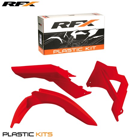 RFX Plastic Kit Gas Gas (Red) MC-EC125-200-250-300-450 11 FSR250 11-13 (3 Pc Kit)