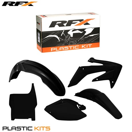 RFX Plastic Kit Honda (Black) CRF250 04-05 (5 Pc Kit)