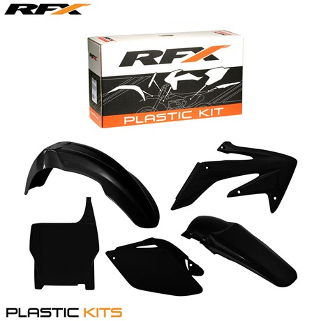 RFX Plastic Kit Honda (Black) CRF250 06-07 (5 Pc Kit)