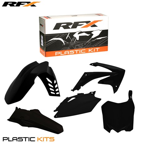 RFX Plastic Kit Honda (Black) CRF450 09-10 CRF250 2010 (5 Pc Kit)