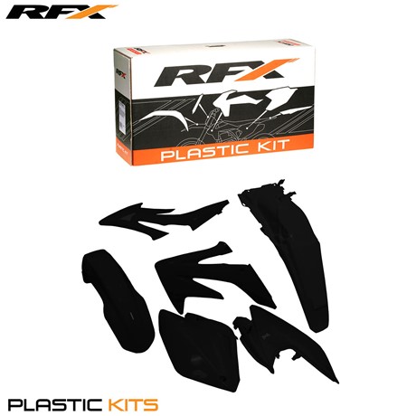 RFX Plastic Kit Honda (Black) CRFX250 04-16 (4 Pc Kit)