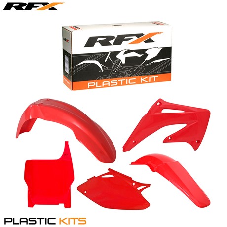 RFX Plastic Kit Honda (Red) CRF450 04 (5 Pc Kit)