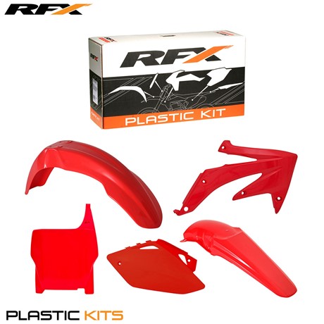 RFX Plastic Kit Honda (Red) CRF450 05-06 (5 Pc Kit)