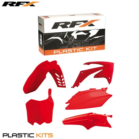 RFX Plastic Kit Honda (Red) CRF450 11-12 CRF250 11-13 (5 Pc Kit)