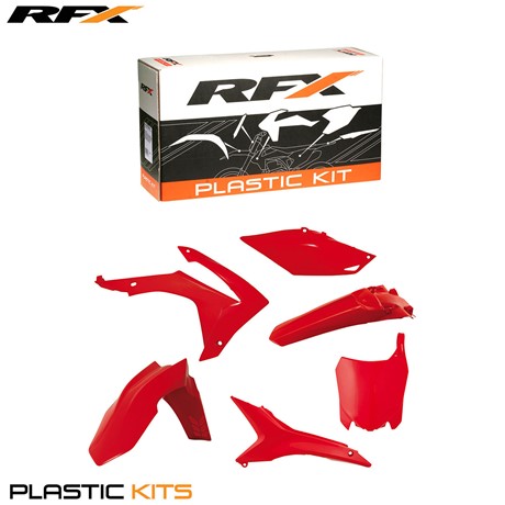 RFX Plastic Kit Honda (Red) CRF450 13-16 CRF250 14-16 (6 Pc Kit) w/Airbox Covers