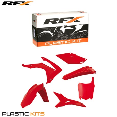 RFX Plastic Kit Honda (Red) CRF450 13-16 CRF250 14-16 (6 Pc Kit) w/Airbox Covers **USA Version**
