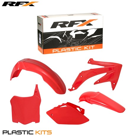 RFX Plastic Kit Honda (Red) CRF450 2008 (5 Pc Kit)