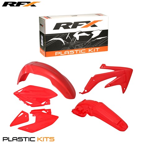 RFX Plastic Kit Honda (Red) CRFX450 05-07 (4 Pc Kit)