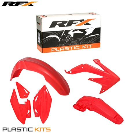 RFX Plastic Kit Honda (Red) CRFX450 08-16 (4 Pc Kit)