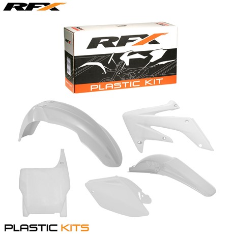 RFX Plastic Kit Honda (White) CRF250 04-05 (5 Pc Kit)