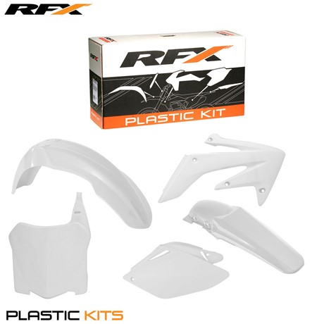 RFX Plastic Kit Honda (White) CRF250 08-09 (5 Pc Kit)