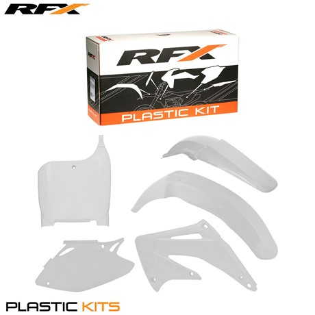 RFX Plastic Kit Honda (White) CRF450 02-03 (5 Pc Kit)
