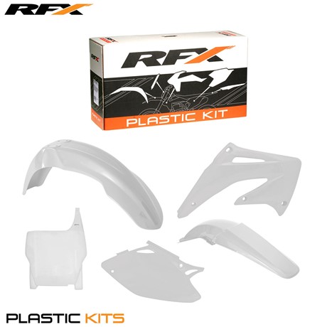 RFX Plastic Kit Honda (White) CRF450 05-06 (5 Pc Kit)