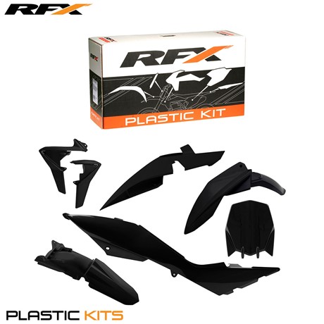 RFX Plastic Kit Husqvarna (Black) TC-TE449-511 11-13 (5 Pc Kit)