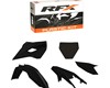RFX Plastic Kit Husqvarna (Black) TC125 14-15 TC250 14-16 FC250/350/450 14-15 (5 Pc Kit)