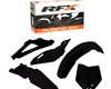 RFX Plastic Kit Husqvarna (Black) TC250 09-13 TE250 10-13 TE310 11-13 (5 Pc Kit)