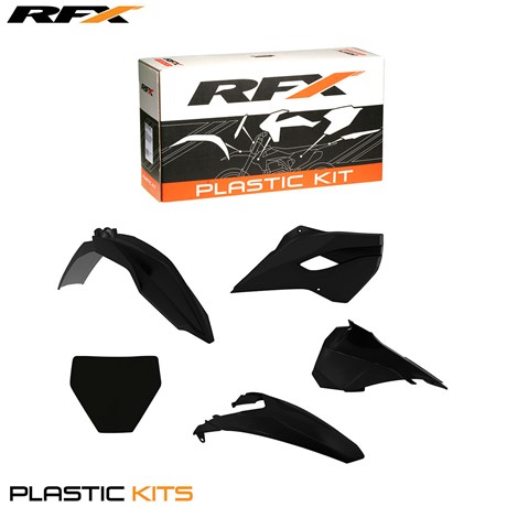 RFX Plastic Kit Husqvarna (Black) TC85 14-16 (5 Pc Kit)