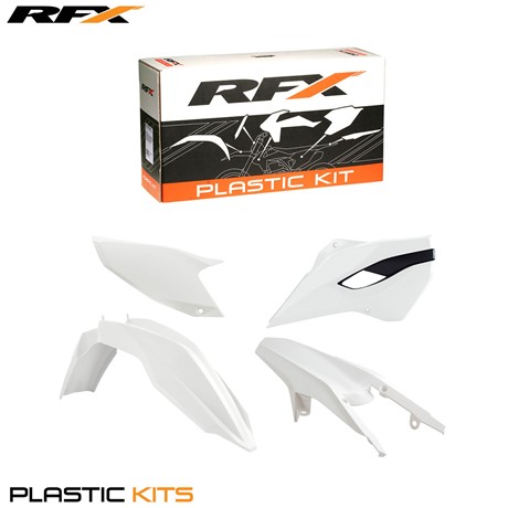 RFX Plastic Kit Husqvarna (OEM 14) TE-FE125-250-300-350-450-501 2014 (4 Pc Kit)