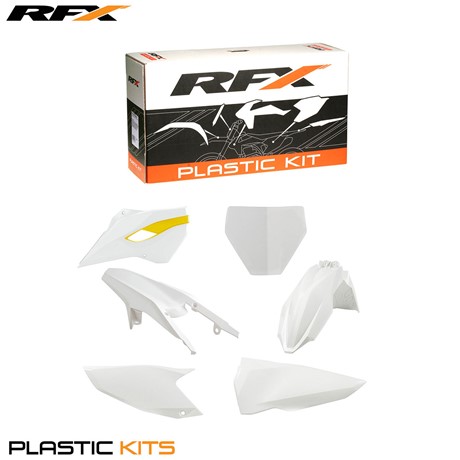 RFX Plastic Kit Husqvarna (OEM 16) TC250 2016 (5 Pc Kit)