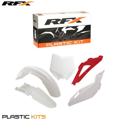 RFX Plastic Kit Husqvarna (OEM) TC-TE450-510 08-10 TE310 08-10 TC250 08 TE250 08-09 (5 Pc Kit)