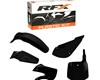 RFX Plastic Kit Kawasaki (Black) KLX110 02-09 (5 Pc Kit)