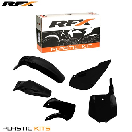 RFX Plastic Kit Kawasaki (Black) KLX110 02-09 (5 Pc Kit)