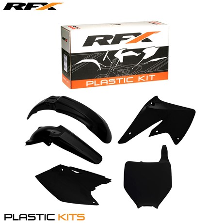 RFX Plastic Kit Kawasaki (Black) KXF250 04-05 (5 Pc Kit)