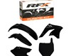 RFX Plastic Kit Kawasaki (Black) KXF250 06-08 (5 Pc Kit)