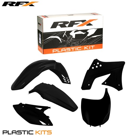 RFX Plastic Kit Kawasaki (Black) KXF250 09-12 (5 Pc Kit)