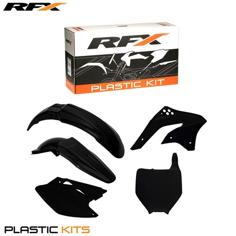 RFX Plastic Kit Kawasaki (Black) KXF450 06-08 (5 Pc Kit)