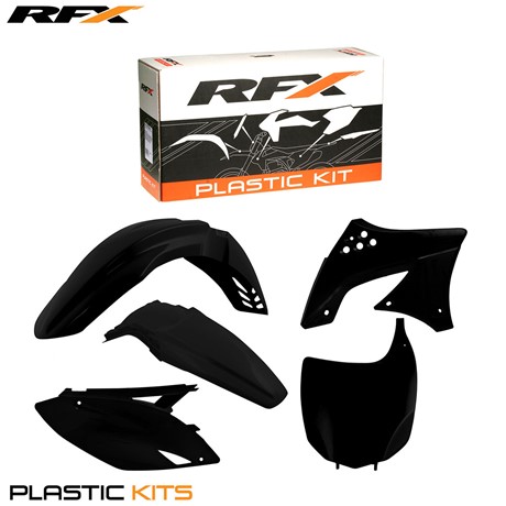 RFX Plastic Kit Kawasaki (Black) KXF450 09-11 (5 Pc Kit)