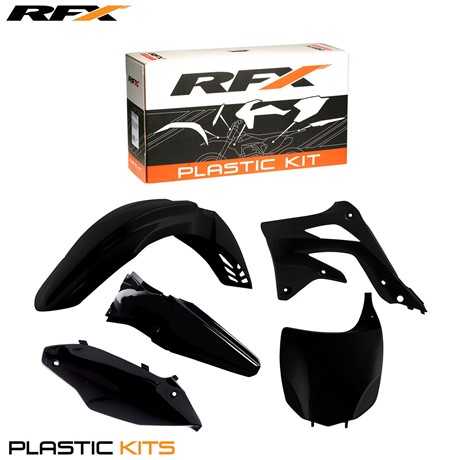 RFX Plastic Kit Kawasaki (Black) KXF450 12 (5 Pc Kit)