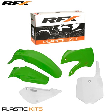 RFX Plastic Kit Kawasaki (OEM) KLX110 02-09 (5 Pc Kit)