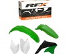 RFX Plastic Kit Kawasaki (OEM) KLXR450 07-16 (4 Pc Kit)
