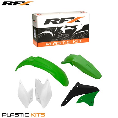 RFX Plastic Kit Kawasaki (OEM) KLXR450 07-16 (4 Pc Kit)
